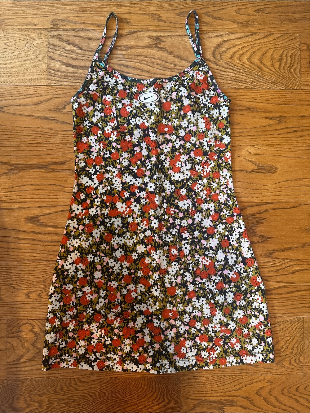 Nike Exercise Mini Dress with Two Print Floral Pattern